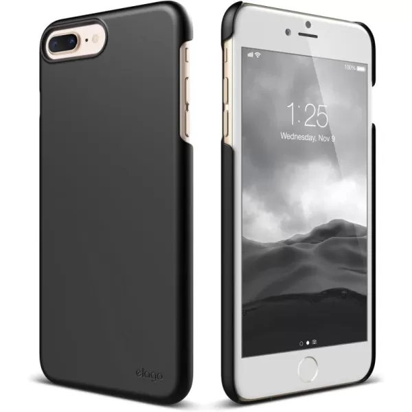 elago iPhone 8 PlusiPhone 7 Plus Case Slim Fit 2Black  LightMinimalisticTrue Fit