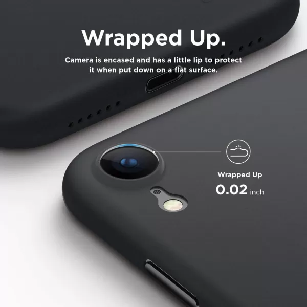 elago Inner Core Series iPhone XR case Black  Thinnest and LightestSupport Wireless ChargingOnly Protects Against Scratches Compatible with iPhone XR 2018