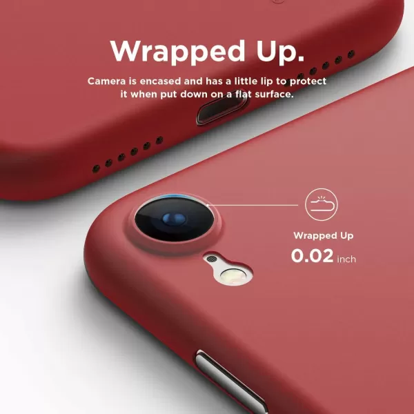 elago Inner Core Series iPhone XR case Red  Thinnest and LightestSupport Wireless ChargingOnly Protects Against Scratches Compatible with iPhone XR 2018