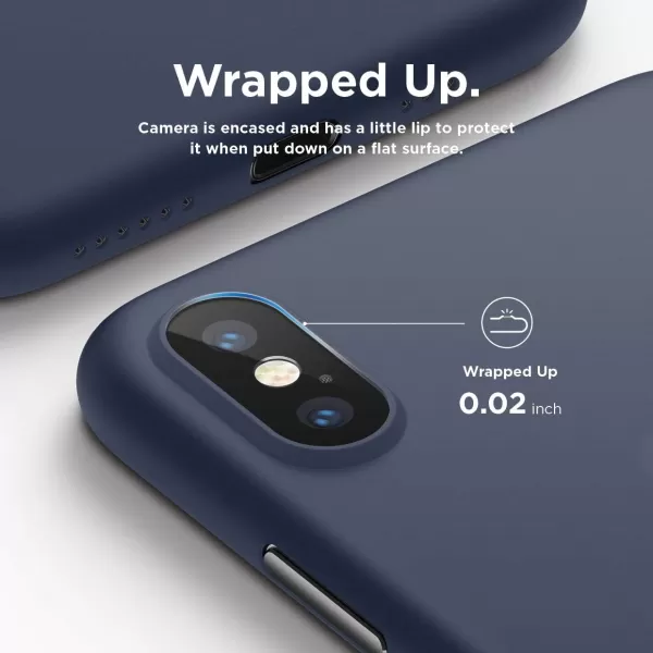 elago Inner Core Series iPhone Xs case Jean Indigo  Thinnest and LightestSupport Wireless ChargingOnly Protects Against Scratches Compatible with iPhone Xs 2018