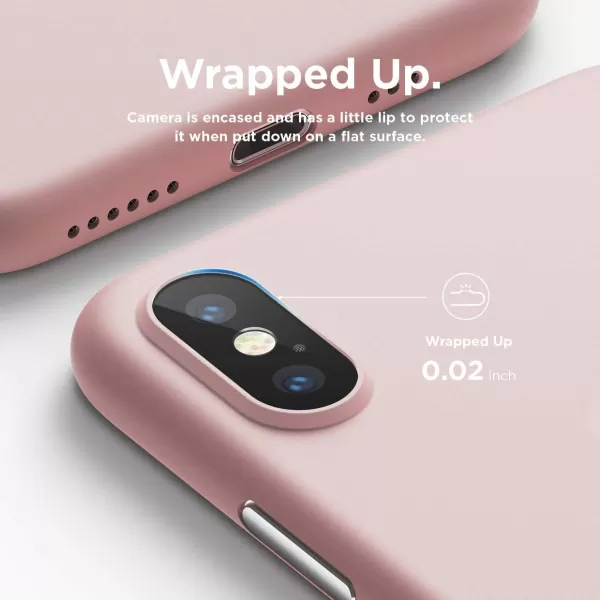 elago Inner Core Series iPhone Xs case Lovely Pink  Thinnest and LightestSupport Wireless ChargingOnly Protects Against Scratches Compatible with iPhone Xs 2018