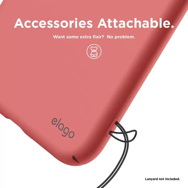 elago Slim Fit Series Case Compatible with iPhone XR Italian Rose  Matte FinishSupport Wireless ChargingFull CoveredScratch ampamp Minor Drop ProtectionEveryday Case