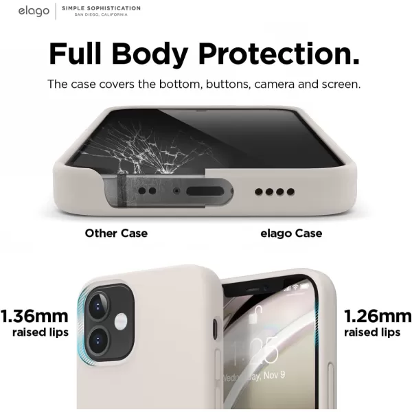 imageelago Compatible with iPhone 12 Pro Max Case Liquid Silicone Case Full Body Protective Cover Shockproof Slim Phone Case AntiScratch Soft Microfiber Lining 67 inch WhiteStone