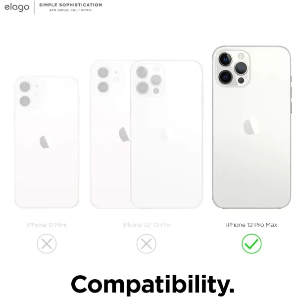 imageelago Transparent Hybrid Case Compatible with iPhone 12 Pro Max 67quot AntiYellowing Case Durable PC Back Bumper Flexible Shockproof Case Transparent