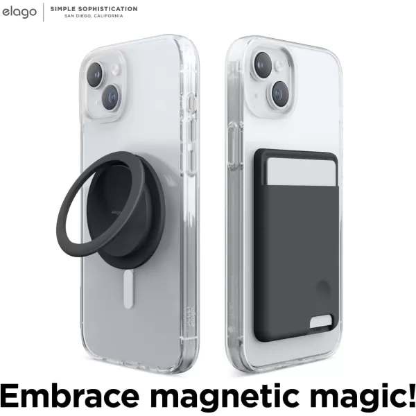 imageelago Betacam Magnetic Hybrid Case Compatibile with iPhone 15 MagSafe PC  TPU Hybrid Technology Shockproof Bumper Raised Camera Protection CleariPhone 15