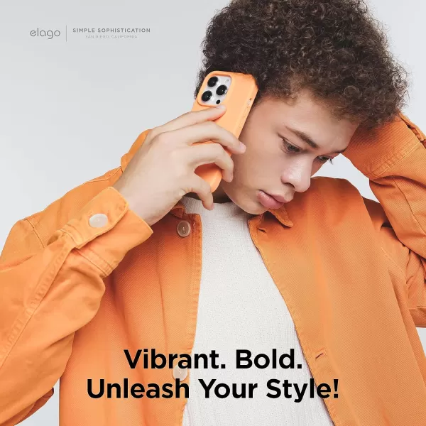 imageelago Compatible with iPhone 15 Case Liquid Silicone Case Full Body Protective Cover Shockproof Slim Phone Case AntiScratch Soft Microfiber Lining 61 inch StoneOrange