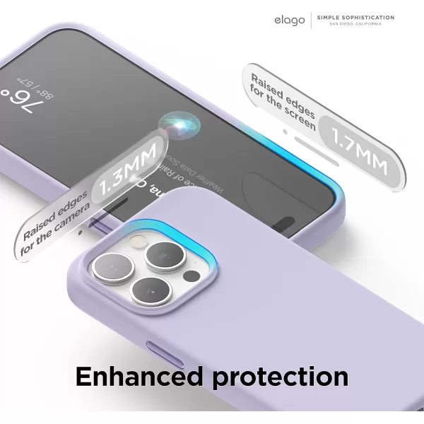 imageelago Magnetic Silicone Case Compatible with iPhone 15 Case 61 Inch Compatible with All MagSafe Accessories  Builtin Magnets Soft Grip Silicone Shockproof Stonepurple