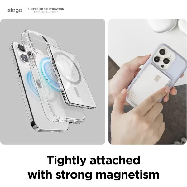 imageelago Clear Magnetic Card Holder Compatible with MagSafe for iPhone 1615141312 Series  Secure Phone WalletDurable Polycarbonate Construction Damage Protection BetacamMUSIC