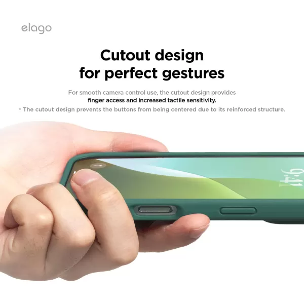 imageelago Compatible with iPhone 16 Pro Max Case Premium Liquid Silicone Case Full Body Protective Cover Shockproof Slim Phone Case AntiScratch Soft Microfiber Lining 69 inch PurpleMidnight Green