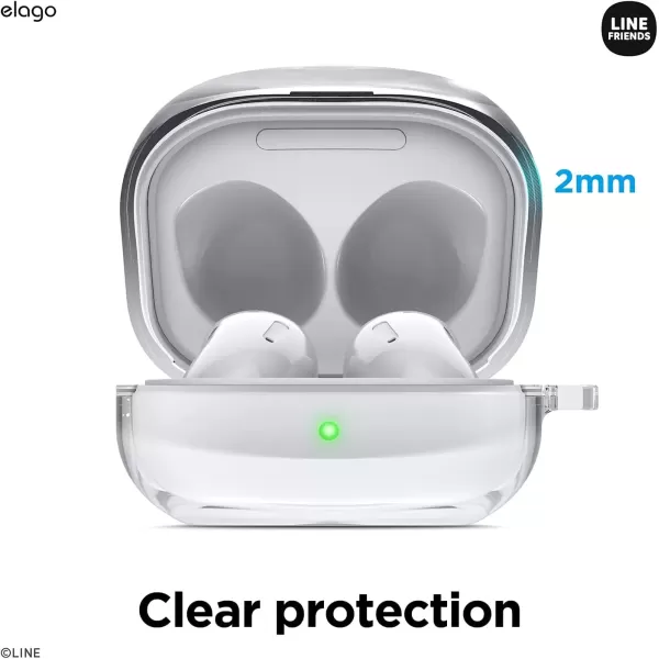 imageelago l LINE Friends Burger Time Case Compatible with Samsung Galaxy Buds Pro Case 2021  Compatible with Samsung Galaxy Buds Live Case Official Merchandise CONYCONY