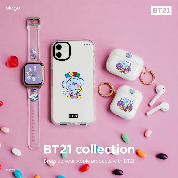 imageelago BT21 Band Compatible with Apple Watch Band Series ULTRASE9876SE54321 Official MerchandiseKOYA