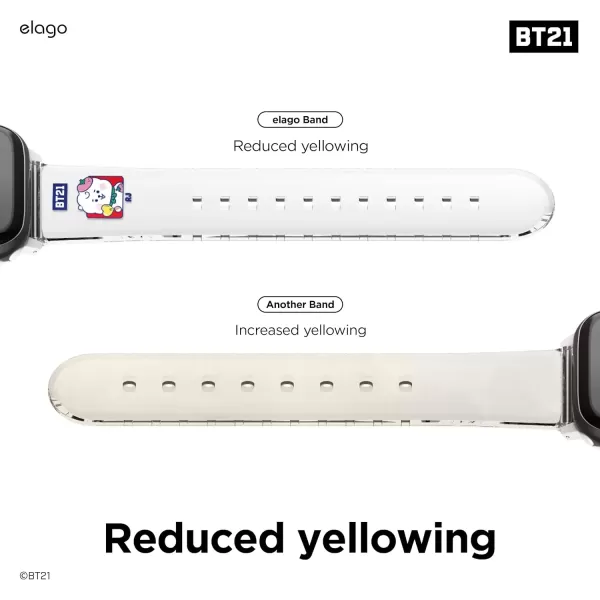 imageelago BT21 Band Compatible with Apple Watch Band Series ULTRASE9876SE54321 Official MerchandiseRJ