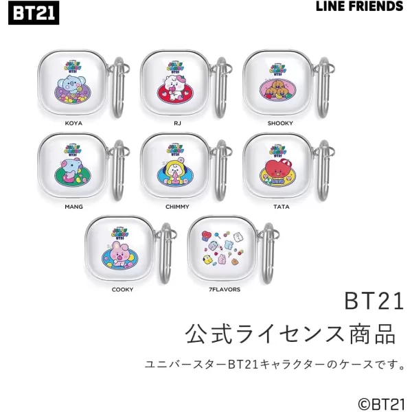 imageelago BT21 Case Compatible with Samsung Galaxy Buds 2 Pro Case 2022  Galaxy Buds 2 Case 2021  Galaxy Buds Pro Case 2021  Galaxy Buds Live Case 2020 Official Merchandise CookyTATA