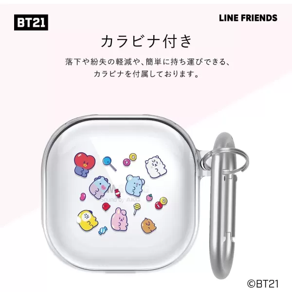 imageelago BT21 Case Compatible with Samsung Galaxy Buds 2 Pro Case 2022  Galaxy Buds 2 Case 2021  Galaxy Buds Pro Case 2021  Galaxy Buds Live Case 2020 Official Merchandise CookyTATA