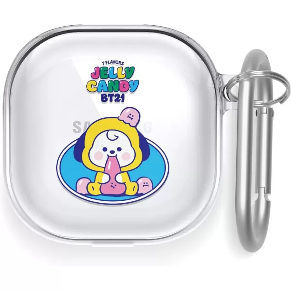 imageelago BT21 Case Compatible with Samsung Galaxy Buds 2 Pro Case 2022  Galaxy Buds 2 Case 2021  Galaxy Buds Pro Case 2021  Galaxy Buds Live Case 2020 Official Merchandise CookyCHIMMY