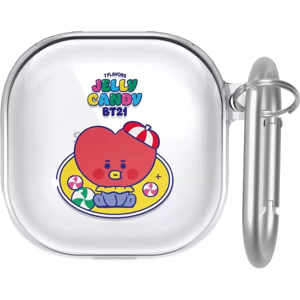 imageelago BT21 Case Compatible with Samsung Galaxy Buds 2 Pro Case 2022  Galaxy Buds 2 Case 2021  Galaxy Buds Pro Case 2021  Galaxy Buds Live Case 2020 Official Merchandise CookyTATA