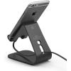 imageelago M2 Stand for all iphones Galaxy and Smartphones Angled Support for FaceTime BlackBlack