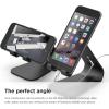 imageelago M2 Stand for all iphones Galaxy and Smartphones Angled Support for FaceTime BlackBlack