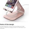 imageelago M2 Stand for all iphones Galaxy and Smartphones Angled Support for FaceTime BlackRose Gold