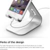 imageelago M2 Stand for all iphones Galaxy and Smartphones Angled Support for FaceTime BlackSilver