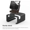 imageelago M3 Stand SilverAuthentic Walnut  Premium AluminumHybrid DesignOptimal Angle  for All iPhones iPad Mini Galaxy and Other SmartphonesM3 Stand Black