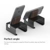 imageelago M3 Stand SilverAuthentic Walnut  Premium AluminumHybrid DesignOptimal Angle  for All iPhones iPad Mini Galaxy and Other SmartphonesM3 Stand Black