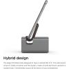 imageelago M3 Stand SilverAuthentic Walnut  Premium AluminumHybrid DesignOptimal Angle  for All iPhones iPad Mini Galaxy and Other SmartphonesM3 Stand Dark Gray