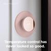 imageelago Wall Plate Cover Plus 2 Compatible with Google Nest Thermostat 2020 Snow  Durable Polycarbonate Material Easy Installation Complementary DesignSand Pink