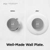 imageelago Wall Plate Cover Plus 2 Compatible with Google Nest Thermostat 2020 Snow  Durable Polycarbonate Material Easy Installation Complementary DesignWhite