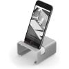 imageelago M3 Stand SilverAuthentic Walnut  Premium AluminumHybrid DesignOptimal Angle  for All iPhones iPad Mini Galaxy and Other SmartphonesM3 Stand Silver