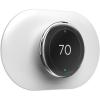 imageelago Wall Plate Cover Plus Compatible with Google Nest Learning Thermostat 2024 4th Gen  Durable Polycarbonate Material Easy Installation Complementary Design Dark GreyWhite