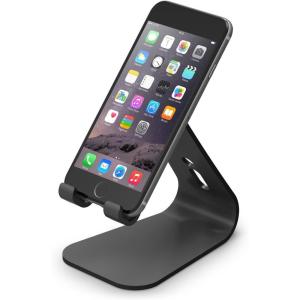 imageelago M2 Stand for all iphones Galaxy and Smartphones Angled Support for FaceTime BlackBlack