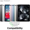 imageelago Case for iPad Air 109 5th 4th iPad Pro 1st Generation 2018 and Air 11 M2  iPad Case with Magnetic Attachment to MetalCompatible with Apple Pencil and elagos Pencil case Dark GreyLight Grey