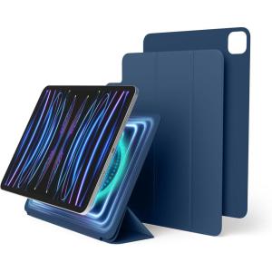 imageelago Case for iPad Pro 11 inch 4th 3rd 2nd Generation  iPad Case with Magnetic Attachment to Metal Materials Compatible with Apple iPad Pencil and elagos Pencil case BlueBlue