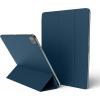 imageelago Case for iPad Pro 129 6th 5th4th Generation and iPad Air 13 M2 iPad Case with Magnetic Attachment to Metal MaterialsCompatible with Apple iPad Pencil and elagos Pencil case Dark GreyBlue