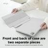 imageelago Magnetic Folio Case for iPad Pro 11 inch Cover M4  Back Plate can be Attached to Metal Materials WakeSleep functionality Compatible with Apple Pencil 2 Dark GreyLight Grey