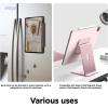 imageelago Magnetic Folio Case for iPad Pro 11 inch Cover M4  Back Plate can be Attached to Metal Materials WakeSleep functionality Compatible with Apple Pencil 2 Dark GreySand Pink