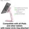 imageelago Premium iPad Magnetic Stand Designed for iPad Pro 129quot5th4th Gen iPad Pro 11quot3rd2nd Gen iPad Air 109quot5th4th Gen iPad Mini 83quot6th Gen A17 Pro iPad 109quot10th Gen Dark GreySand Pink