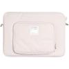 imageelago Laptop Bag Sleeve Compatible with MacBook Pro 14 inch 2021 2022 M1 ProMax and all other 1314 inch Laptops Waterproof Surface Notebook Case Cover Pouch with Pocket StonePastel Pink