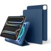 imageelago Magnetic Folio Case for iPad Pro 11 inch Cover M4  Back Plate can be Attached to Metal Materials WakeSleep functionality Compatible with Apple Pencil 2 Dark GreyBlue