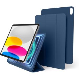 imageelago Case for iPad 10th Generation  iPad Case with Magnetic Attachment to Metal Materials Compatible with Apple iPad Pencil and elagos Pencil case Dark GreyBlue