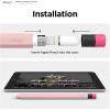 imageelago Classic Pencil Case Compatible with Apple Pencil 1st Generation Classic Design Durable Silicone YellowLovely Rose