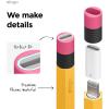 imageelago Classic Pencil Case Compatible with Apple Pencil 1st Generation and Lightning Adapter Adapter Not Included Protective Silicone Skin Cover Sleeve Yellow