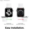 imageelago Clear Band Compatible with Apple Watch Band Ultra2UltraSE10987654321 Compatible with iWatch 38mm 40mm 42mm 44mm 45mm 46mm 49mm  Transparent Protective Band Watch Strap Connector IncludedS Size