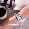 imageelago Clear Band Compatible with Apple Watch Band Ultra2UltraSE10987654321 Compatible with iWatch 38mm 40mm 42mm 44mm 45mm 46mm 49mm  Transparent Protective Band Watch Strap Connector IncludedS Size