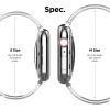 imageelago Clear Band Compatible with Apple Watch Band Ultra2UltraSE10987654321 Compatible with iWatch 38mm 40mm 42mm 44mm 45mm 46mm 49mm  Transparent Protective Band Watch Strap Connector IncludedS Size