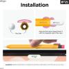 imageelago BT21 Classic Pencil Case Compatible with Apple Pencil 2nd Generation Durable Silicone Cover Protective Holder Compatible with Magnetic Charging and Double Tap Official Merchandise CookyCOOKY