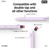 imageelago BT21 Classic Pencil Case Compatible with Apple Pencil 2nd Generation Durable Silicone Cover Protective Holder Compatible with Magnetic Charging and Double Tap Official Merchandise CookyNEW MANG