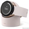 imageelago GW2 Compatible with Samsung Watch Charger for Galaxy Watch 4 3 Active 2 Active  Black Minimalist Style Charging DockSand Pink