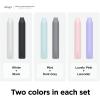 imageelago Pencil Grip 2 Pack Holder Sleeve Compatible with Apple Pencil 1st ampamp 2nd Generation and Apple Pencil USBC Dark Grey ampamp GreenDark GreyGreen